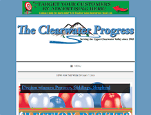 Tablet Screenshot of clearwaterprogress.com
